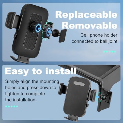 KAKSEY Advanced Car Phone Holder & Dashboard Organizer for 2020-2025 Chevy Corvette C8 – Ultimate Hands-Free Navigation Mount with Sleek Design for Optimal App Access – Clutter-Free Solution for Modern Drivers