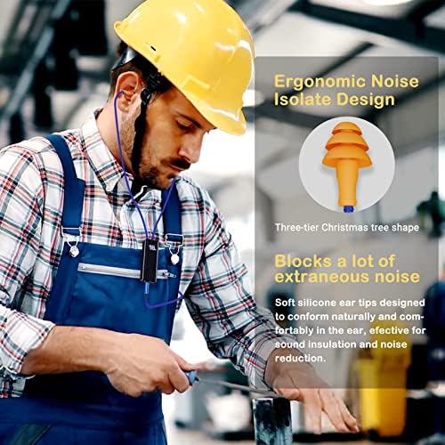Cuzabe Noise-Canceling Bluetooth Ear Plugs – High-Performance Wireless Earbuds with 60-Hour Battery Life for Construction & Motorcycle Use, Ergonomic Design for All-Day Comfort, Integrated Mic for Hands-Free Control, Superior Audio Quality for Professionals