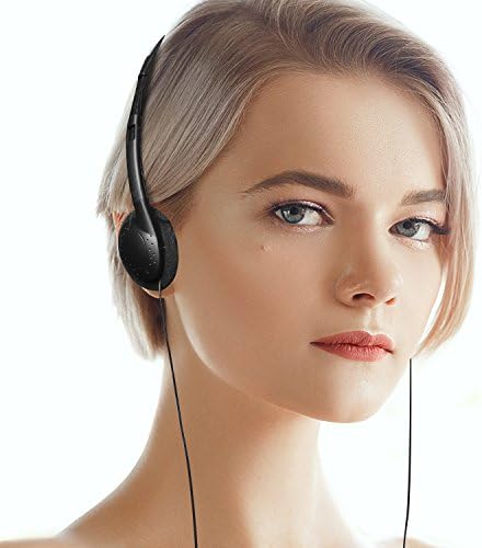 Bulk Kids Headphones – 25-Piece Classroom Audio Package for Enhanced Learning – Lightweight Adjustable On-Ear Design with Universal Device Compatibility in Sleek Black – Perfect for Engaging Group Activities and Extended Listening Comfort – Durable and Affordable Solution for Students and Adults