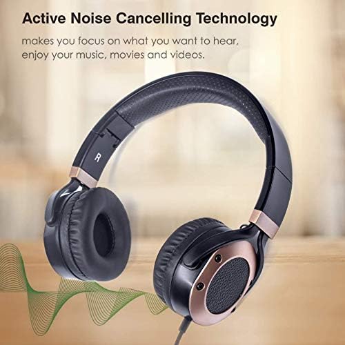 Discover the Ultimate Travel Companion: MONODEAL Lightweight Over-Ear Active Noise Cancelling Headphones with Hi-Fi Deep Bass – Foldable Design, Integrated Microphone, and Airplane Adapter for Unmatched Sound Quality and Comfort on the Go!