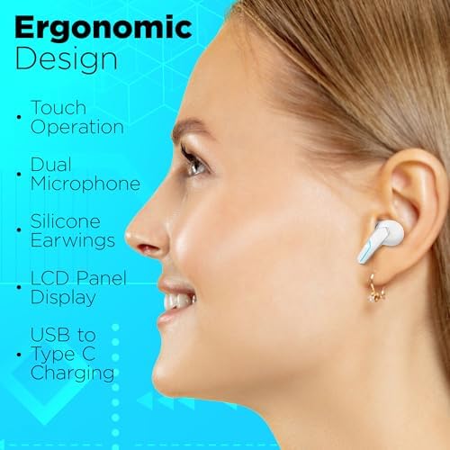Revolutionize Your Gaming with My Joy Cool Wireless Earbuds – Premium Bluetooth Earphones Featuring Advanced Active Noise Cancelling, Ergonomic Comfort for Long Sessions, Enhanced Sound Quality, and Unmatched Battery Life in Sleek Black Design for Gamers Seeking the Ultimate Audio Experience
