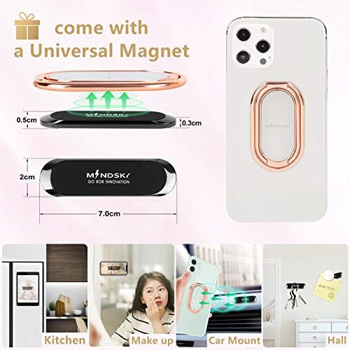 360° Rotating Phone Ring Holder with Magnetic Car Mount – Ultimate Finger Grip Stand for Smartphones and Tablets – Enhanced Stability with Durable Zinc Alloy – Versatile 2-in-1 Design for Desk and On-the-Go Use – Perfect for i Phone, i Pad, and More – Effortless Attachment and Removal – Ideal for Travel, Gaming, and Everyday Safety – High-Quality 3 M Adhesive for Secure Fit – Responsive Customer Support for Hassle-Free Experience – Compatible with Various Car Models and Surfaces – Enjoy Unmatched Convenience and Style with this Premium Phone Accessory