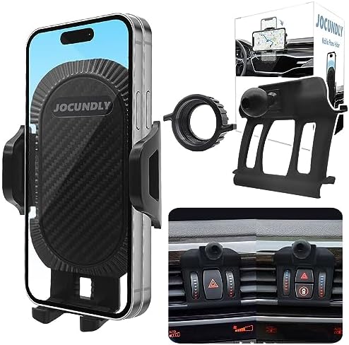 BMW X5 & X6 Car Phone Mount: Thick Case Compatible Air Vent Holder for Safe Navigation | Premium Auto Accessory for 2014-2018 X5 & 2015-2019 X6 | Durable, Stylish, and Easy to Install Smartphone Cradle