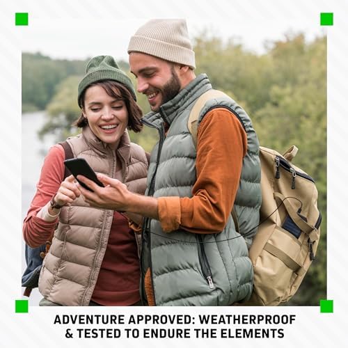Ultimate Solar Power Bank for Adventurers: 15,000 m Ah Capacity with Dual USB-A, USB-C, and Micro-USB Ports, Plus Built-in Compass and Dual LED Flashlights – Perfect for Camping, Hiking, and Outdoor Activities with Fast Charging Technology