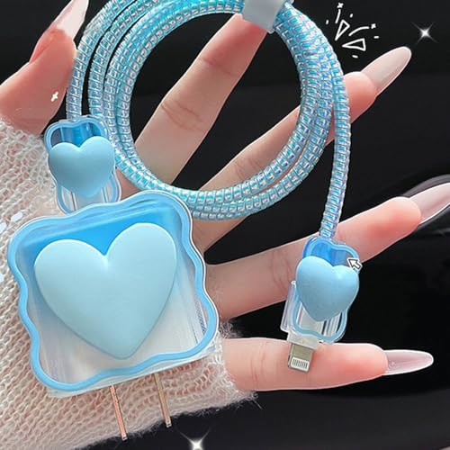 Vibrant Purple Heart-Shaped USB Charger Protector for i Phone – Stylish Silicone Data Cable Guard with Rapid Charging Capability, Ideal for Trendy Tech Enthusiasts and Mobile Users