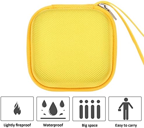Khanka Premium Hard Shell Case for Iseyyox, RTOPS, Hicober & UCOMX Nano 3-in-1 Wireless Charger – Shock-Resistant, Lightweight Yellow Travel Accessory for Optimal Protection and Seamless Organization While On the Move