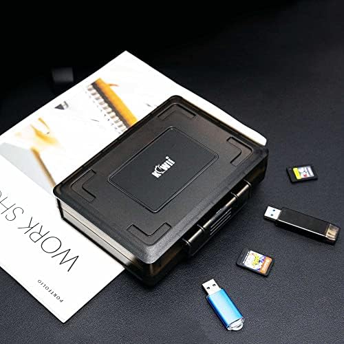 Ultimate USB Flash Drive Organizer – Stackable Case for 16 USB A/C & 30 SD/SDHC/SDXC/CFexpress Cards – Durable, High-Performance Memory Card Holder for Professionals and Enthusiasts – Keep Your Digital Life Clutter-Free and Efficient