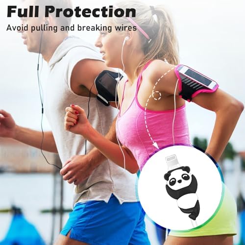 Kawaii Cartoon Cat i Phone Charger Protector – Adorable 3 D DIY Cable Cover for Enhanced Durability & Fast Charging – Compatible with i Phone 11, 12, 13, 14, 15 Pro Max Plus – Whimsical Tech Accessory for Cable Management and Style