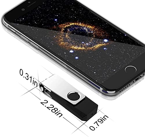 Colorful 5-Pack 64 GB USB Flash Drives by Aiibe – Versatile Data Storage Solution with Enhanced Speed and Compatibility – Stylish and Portable Thumb Drives in Black, Red, Cyan, Green, and Purple for Easy File Organization and Backup