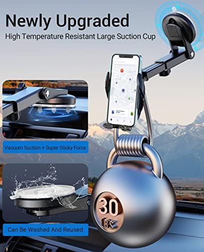 Portable 15 W Fast Wireless Car Charger with Auto-Clamping Technology for Seamless i Phone & Samsung Compatibility – Effortless Charging On-the-Go, Enhanced Safety & Stability for Modern Drivers