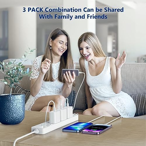 Swift Charge 20 W USB-C Charger for i Phone 15 & i Pad – 6 FT Cable Included – Rapid Power Solution for i Phone 16 Pro Max, i Pad Pro, Mini & Air – Lightweight, Durable, and Versatile Charging Block for All Your Devices – Say Goodbye to Long Wait Times with Enhanced Compatibility and Safety Features