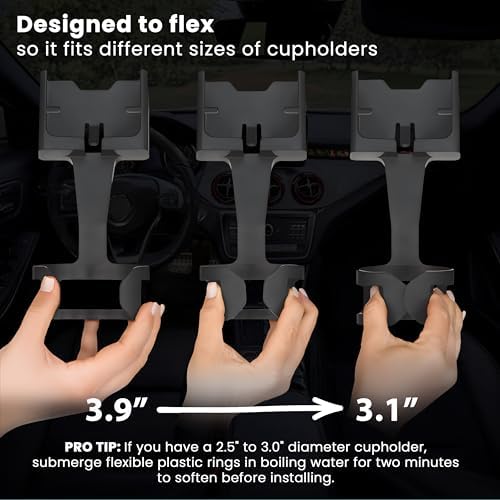 Smartphone Mounts for Cars or Trucks Made in USA by Cell Phone Seat, Universal Fit Including iPhone, Samsung, Android Cellphones, Wolf Gray Color, Hands-Free Compliant Cradle – Enhanced Compatibility and Speed