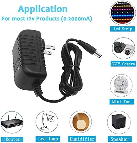 High-Efficiency 12 V 1.5 A Switching Power Supply Adapter – Versatile AC to DC Converter (100-240 V, 50-60 Hz) for LED Lighting, Electronics & More – 18 W Output with 5.5 mm x 2.5 mm Connector – Reliable & Durable Performance for Everyday Use