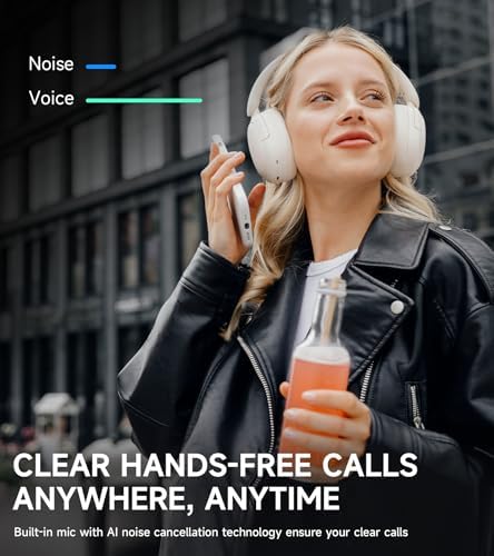 Edifier W800 BT Pro Wireless Over-Ear Headphones – Premium Hi-Res Audio with Advanced Hybrid Active Noise Cancellation, AI-Driven Call Clarity, 45-Hour Battery Life, Quick Charge Capability, and Compact Foldable Design – Enhanced Bluetooth 5.4 Connectivity for Superior Sound Experience in Elegant Classic Black