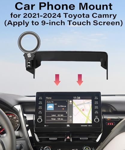 Revolutionize Your Driving with the 2021-2024 Toyota Camry Magnetic Phone Holder – 360° Rotating Car Mount for Hands-Free Navigation & Secure Attachment – Ideal for 7-Inch Touchscreen Integration and Ultimate Safety