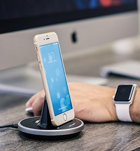 Revolutionize Your Charging Routine with the Adjustable Encased i Phone Dock – MFI Certified Lightning Charger for Fast, Case-Compatible Power Solutions – Sleek Desktop Stand for Optimal Viewing and Effortless Access to Your Device