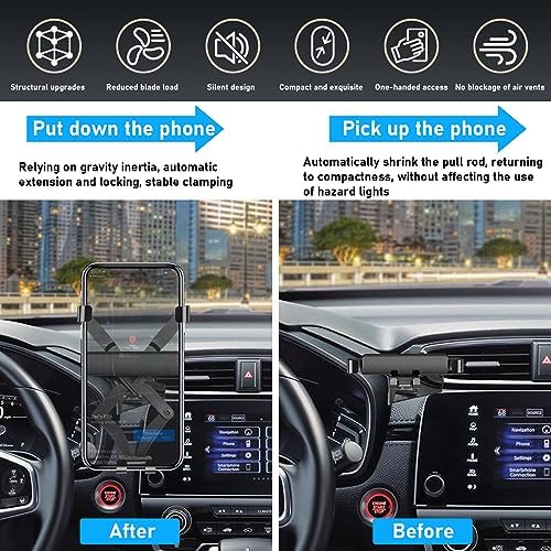 Toyota Tundra & 2 nd Gen Sequoia Magnetic Phone Holder for Air Vent (2007-2013) – Anti-Shake 360° Rotation Dashboard Stand – Premium Black Automotive Accessory for Safe Hands-Free Navigation and Streaming