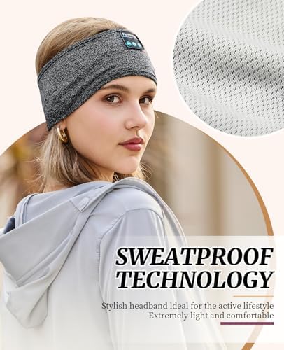 Perytong Wireless Bluetooth Sports Headband Headphones – Ultimate Comfort & Crystal-Clear Sound for Sleep, Yoga & Jogging – Perfect for Insomnia Relief, Meditation, and Easy Device Pairing