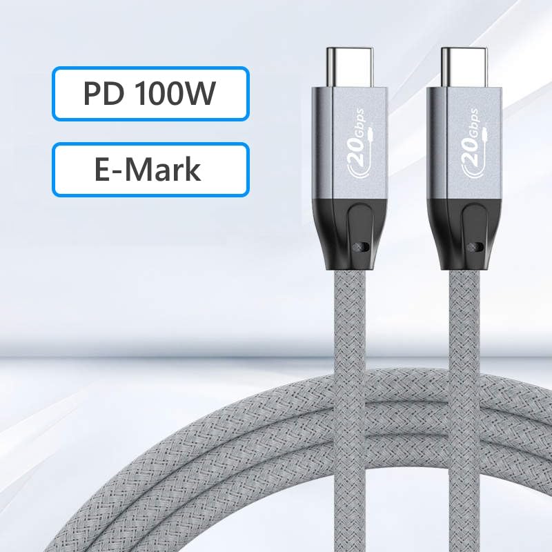 Ultra-Fast USB C to C Data Transfer Cable – 10 Gbps Speed with 4 K Video Output, Robust & Portable for Effortless Mac Book, Laptop & PC Connections, Perfect for Digital Professionals & Creative Enthusiasts