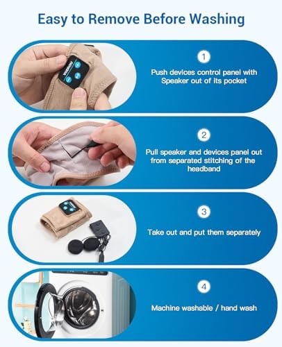 Transform Your Sleep and Workouts with Voerou Bluetooth Sleep Headband Headphones – Comfort-Driven Design, Superior HD Sound, Perfect for Insomnia Relief, Yoga, and Travel, Adjustable Fit with Long-Lasting Battery Life for Seamless Audio Enjoyment