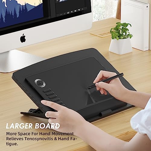 Ultimate Adjustable Extra Large Tablet Stand for Enhanced Digital Artistry – Foldable and Ergonomic Holder Compatible with i Pad, Fire HD, Galaxy Tab, Surface Pro, and More (7-23.8 inches) – Perfect Stability and Portability for Creators and Professionals