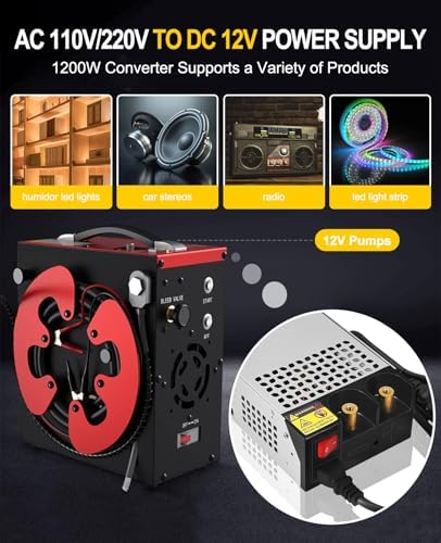 Eagwell 600 W 12 V AC to DC Power Supply Converter – High-Efficiency SMPS Adapter for RVs, LED Strips, and LCD Monitors – Reliable 50 A Output with Safety Features for Versatile Applications and Enhanced Performance