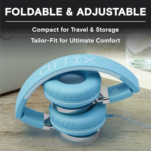 ARTIX CL750 USB C Wired Headphones – Superior Noise-Isolating On-Ear Earphones with Built-In Mic & Volume Control for i Phone 15-16 & Samsung Devices – Effortless Plug-and-Play Setup with Enhanced Comfort and Exceptional Sound Quality
