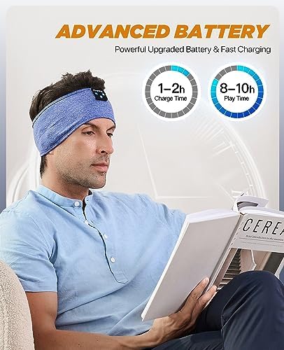 Perytong Wireless Bluetooth Sports Headband Headphones – Ultimate Comfort & Crystal-Clear Sound for Sleep, Yoga & Jogging – Perfect for Insomnia Relief, Meditation, and Easy Device Pairing
