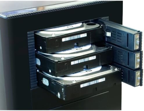 Kingwin Universal Hot Swap Mobile Rack for 2.5” & 3.5” SSD/HDD – Effortless Internal Tray-Less SATA Hard Drive Backplane Enclosure with 6 Gbps Support for SATA I/II/III & SAS I/II – Ultimate Flexibility and Enhanced Data Transfer Speed for Efficient Storage Management