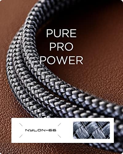 AINOPE 6.6 FT USB C Right Angle Charging Cable with USB to USB C Adapter – 60 W Fast Charging for i Phone 16, 15 Pro, i Pad & Samsung Devices – Enhanced Compatibility & Convenient Access for Gaming and Multitasking
