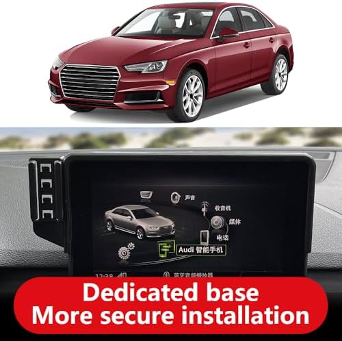 Premium Car Phone Holder for Audi A4 (2017-2019), A5 (2018-2019), Q5 (2018-2020) – 8.3-Inch Screen Mobile Mount for Seamless Navigation and Secure Device Storage – Stylish Interior Accessory for Enhanced Driving Experience and Compatibility with All Smartphones