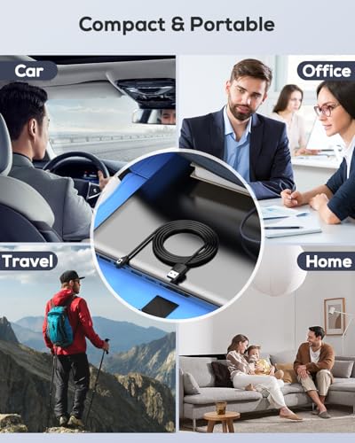 FYOUNG 4 Pin Charging Cable Compatible with SHOKZ OpenSwim Pro, USB 4-Pin Magnetic Charger Cord for Shokz Bone Conduction Headphones(2Pack, 3.3ft) – Enhanced Compatibility and Speed