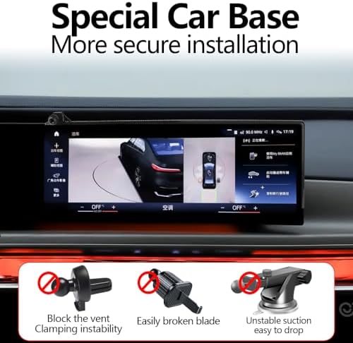 BMW 7 Series 2023-2025 Premium Auto Lock Phone Holder Mount – Luxurious Gravity Cradle for 740 i, 760 i, x Drive & i7 M70 – Effortless Installation with Adjustable Viewing Angles for Safe Navigation & Hands-Free Connectivity – Enhance Your Driving Experience Today