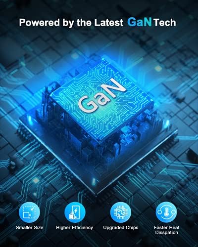 Seyas 66 W Ga N Fast Wall Charger – Compact USB-C Power Adapter with 3 Ports for Rapid Charging of i Pad Pro, Air Pods Pro, Nintendo Switch, Samsung Devices & More – Foldable Design for Ultimate Portability and Enhanced Power Delivery Efficiency