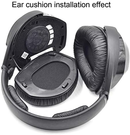 Premium Protein Leather Ear Pads for Sennheiser HDR RS165, RS175, RS185, RS195 Wireless Headphones – Enhanced Comfort with Added Thickness, Superior Sound Isolation, and Effortless Installation