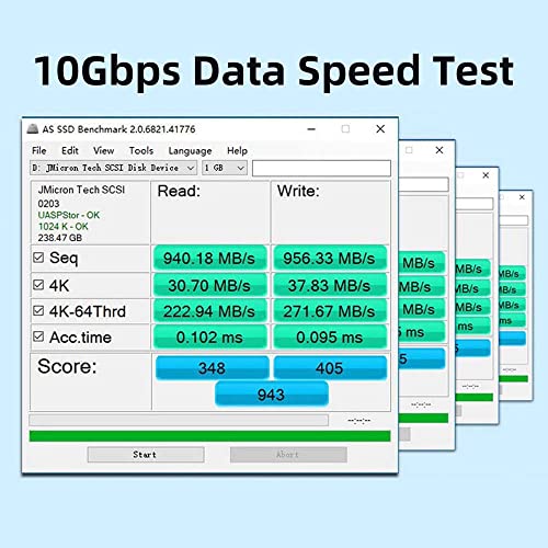 Supercharge Your Storage with Cablecc USB4 20 Gbps Type-C M.2 NVME/SATA SSD Enclosure – Effortless Data Transfer and Maximum Compatibility for 2280/2242/2260 mm Drives – RTL9220 Chipset for Enhanced Performance and Portability