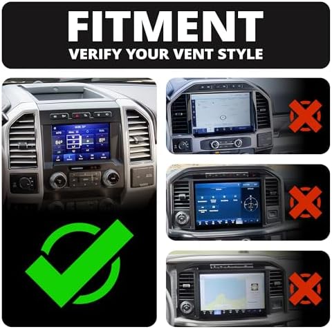 Elevate Your Ford Driving Experience with the Tackform Link Vent Mount Universal Magnetic Phone Holder – Precision Engineered for 2015-2020 Ford F-150, 2017-2021 Super Duty, and 2018-2021 Expedition | Sturdy Aluminum Base, User-Friendly Short Reach Design | Maximizes Device Accessibility While Ensuring a Secure Magnetic Grip – Not Compatible with Mag Safe for Enhanced Performance