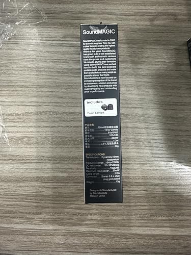 Sound MAGIC E50 Wired Earbuds – Premium Hi-Fi In-Ear Monitors with Noise Isolation and Comfortable Fit – Perfect for Music Lovers, Musicians, and Audiophiles – Ergonomic Design, Enhanced Device Compatibility, and Exceptional Sound Quality in Striking Blue Finish