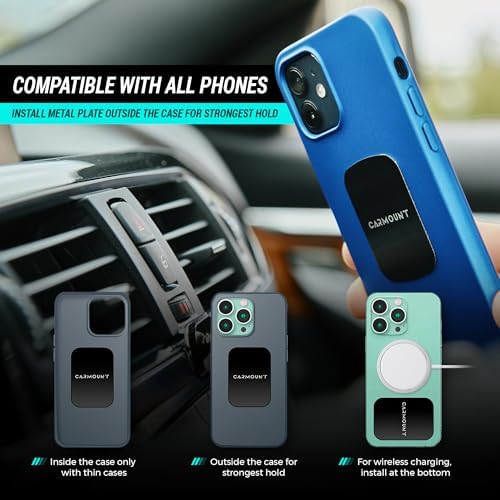 Revolutionary F1 Dashboard Car Mount | Magnetic Phone Holder with Ultra-Strong 8 X N52 Magnets | 360° Adjustable Viewing for All Smartphones | Universal Magnetic Car Mount for Enhanced Driving Safety and Convenience