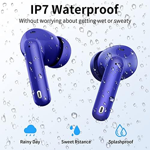 Btootos Ultra-Durable Bluetooth 5.4 Wireless Earbuds – Immersive Bass Sound with Noise-Cancelling Mic, IP7 Waterproof Design for Active Lifestyles, 36-Hour Playtime with LED Battery Display, Bold Yellow for a Striking Audio Experience