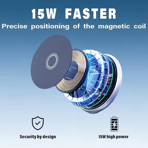 Car Phone Holder for Toyota Camry 2021 2022 2023 2024 Accessories Apply to 9 Inch Touch Screen 15W Fast Wireless Charger Screen Fixed Clip Cell Phone Mount Hands-Free 360 Degree Rotation – Enhanced Compatibility and Speed