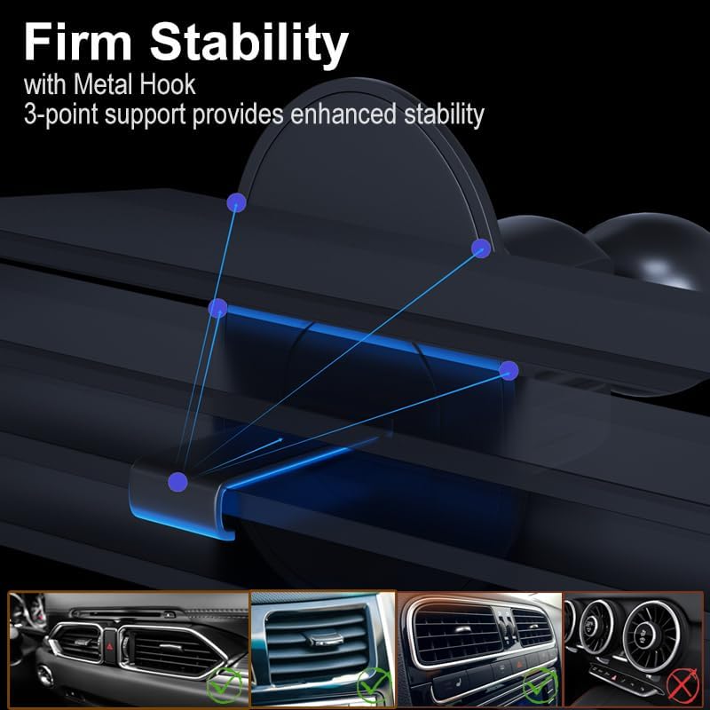 Sticky Magnetic Wall Holder for iPhone Magsafe, Wall Mount, Cradle for iPhone 15/14 / 13/12, pro, Mini, Pro Max, Pack of 2, with Metal Ring use for Android Phones – Enhanced Compatibility and Speed