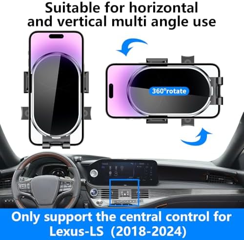 Lexus LS 2018-2024 Custom Car Phone Holder – Premium Dashboard Mount for Secure Navigation & Hands-Free Calling – Sleek Design for Enhanced Interior Aesthetics – Adjustable Angle for Optimal Viewing – No-Tool Installation for Ultimate Convenience – Essential Accessory for Modern Drivers
