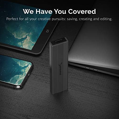 SABRENT USB-C M.2 2230 NVMe SSD Enclosure – Achieve 10 Gbps Transfer Speeds with UASP & Trim Support for Seamless Data Management on Windows, mac OS & Linux – Compact, High-Performance Storage Solution for Tech Professionals and Enthusiasts