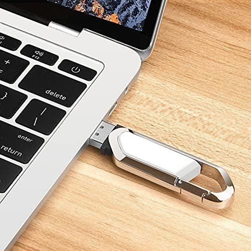 64 GB Portable Metal USB Flash Drive – Stylish Red Keychain Memory Stick for Fast External Data Storage and Seamless File Transfer – Ideal for Students and Professionals