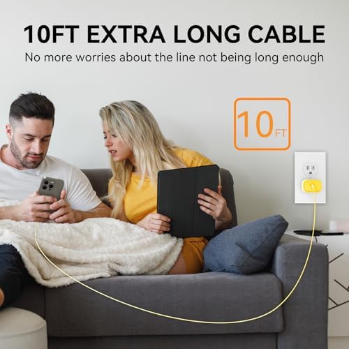 Unlock Rapid Charging Efficiency with the 20 W USB-C Power Adapter and 10 ft Cable – Ideal for i Phone 16, 15 Pro, and Galaxy S24 for Ultimate Portability and Convenience