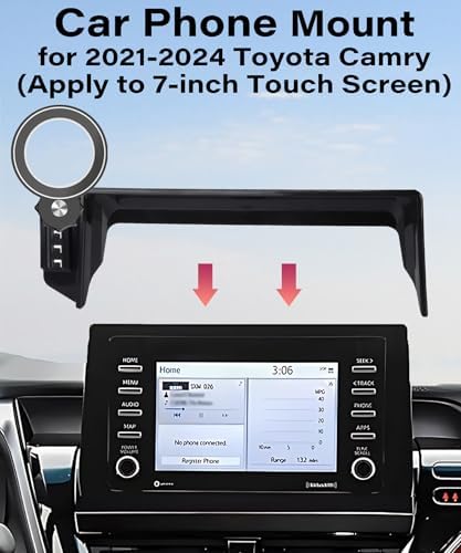 Revolutionize Your Driving with the 2021-2024 Toyota Camry Magnetic Phone Holder – 360° Rotating Car Mount for Hands-Free Navigation & Secure Attachment – Ideal for 7-Inch Touchscreen Integration and Ultimate Safety