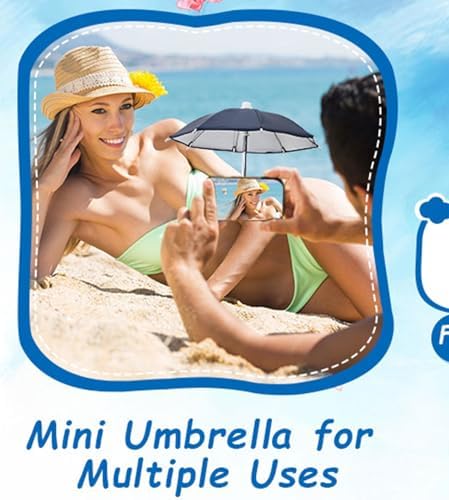 Ultimate Phone Umbrella Suction Cup Stand – Anti-Glare Sunshade Holder for Outdoor Navigation, Stylish Shield for Smartphones (Set of 3) – Enhance Visibility and Protect Your Device from Sunlight