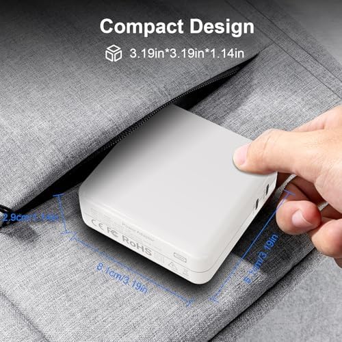 High-Efficiency 138 W USB-C Charger for Mac Book Pro & Air – Dual-Port Charging Solution with 2 Durable Cables for Maximum Versatility, Rapid 1.5-Hour Full Charge for Laptops & 20 Min to 80% for Smartphones, Superior Overheat Protection & Compatibility with All USB-C Devices, Ideal for Mobile Professionals and Remote Workers