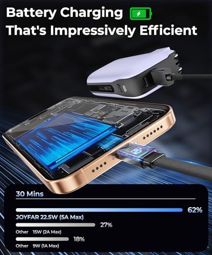 Ultimate 10,000 m Ah Portable Charger with Built-in USB-C Cable & Plug – Fast 22.5 W Power Bank for Seamless Charging of i Phone 16/15, Samsung Galaxy & i Pad – Compact Travel Essential with Triple Output Ports for Maximum Device Compatibility